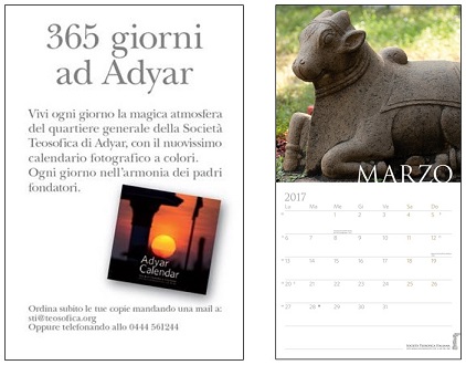 Calendario Adyar 2017