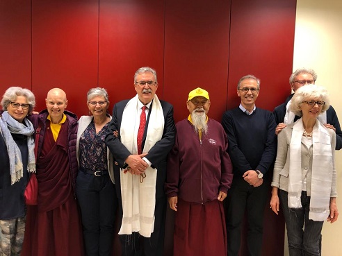 Il Venerabile Lama Yeshe Losal Rinpoche in visita a Vicenza