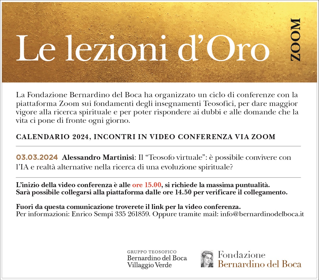 Lezioni d'oro marzo