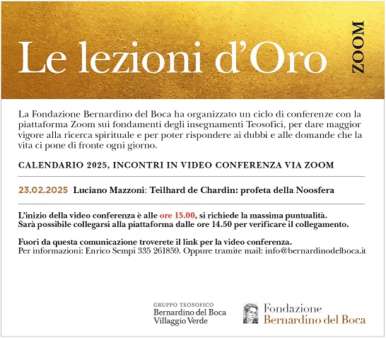 LEZIONI D'ORO 22 FEBBRAIO