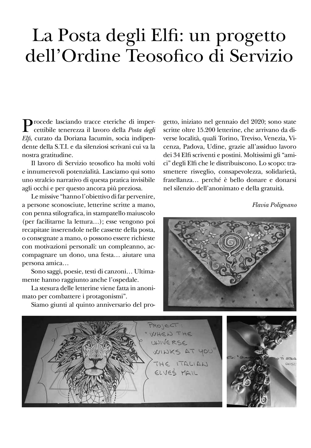 Ordine Teosofico di Servizio - novembre-dicembre 2025