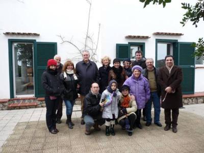 Foto di gruppo a Capri 2013