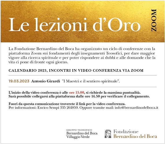 lezioni d'oro marzo