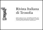 Rivista Italiana di Teosofia INDICE