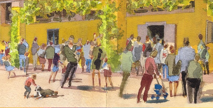 Villaggio: incontro di volti
