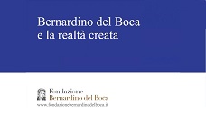 Bernardino del Boca e la realtà creata